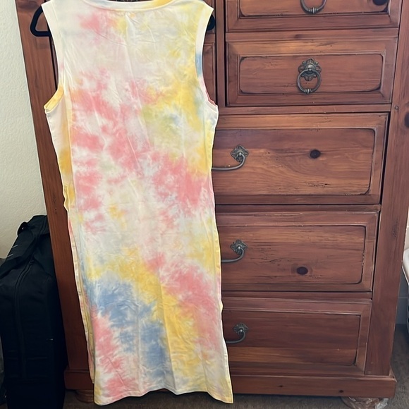 NWT Hem & Thread Women’s Tie Dye MIDI Dress Size Large (8-10) - Picture 5 of 8